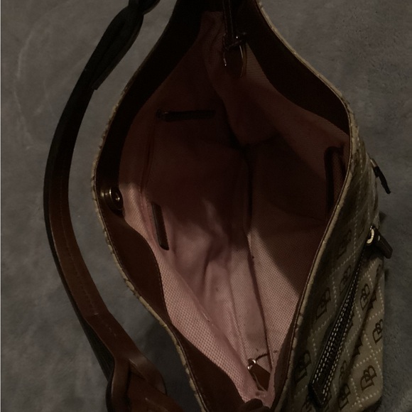 Dooney & Bourke Tan and Brown Shoulder Bag - Picture 7 of 8